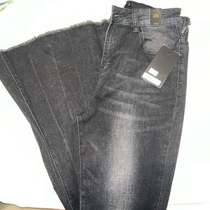 L&B charcoal flare jeans